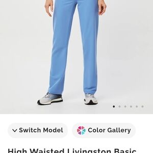 Figs Women's Ceil Blue Scrub Pants